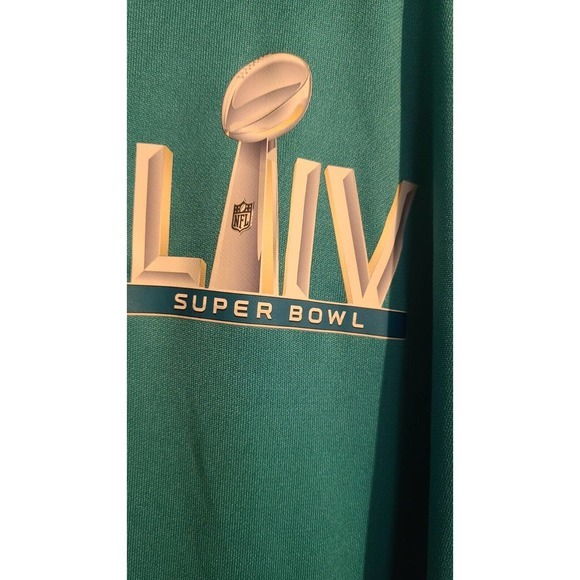 Super Bowl LIV Miani Long Sleeve Dri Fit Zip up Perry Ellis - Picture 5 of 5